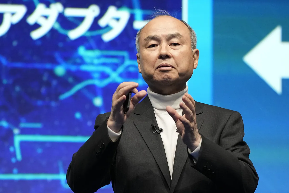 SoftBank invertirá 95.000 millones en IA y tecnologías en EEUU en 4 años
