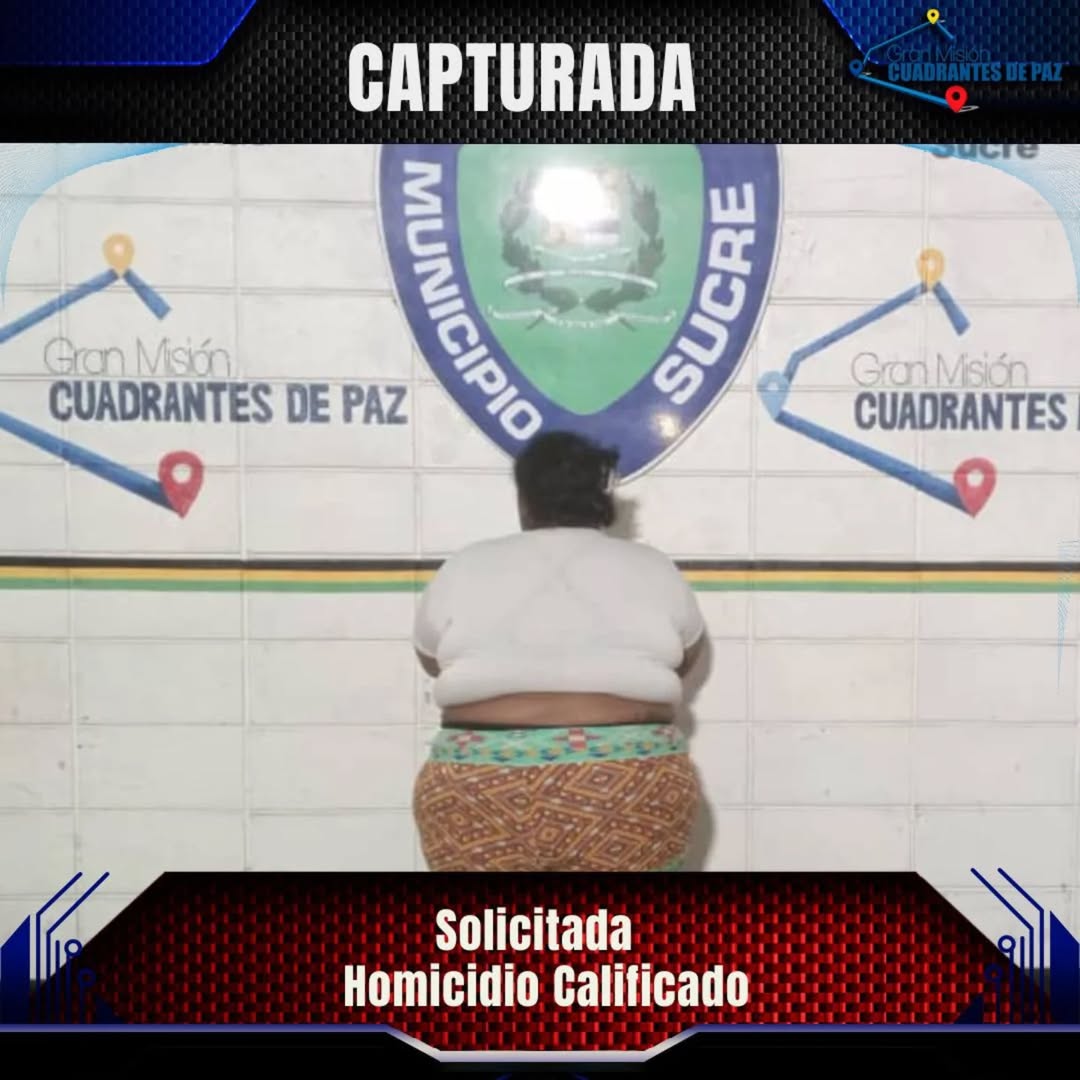 Por el hurto de un morral atraparon a una solicitada por homicidio Por el hurto de un morral atraparon a una solicitada por homicidio