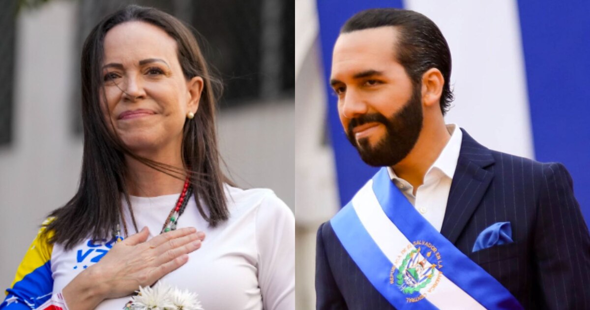 María Corina Machado agradeció el apoyo de Nayib Bukele a la lucha por la libertad en Venezuela María Corina Machado agradeció el apoyo de Nayib Bukele a la lucha por la libertad en Venezuela