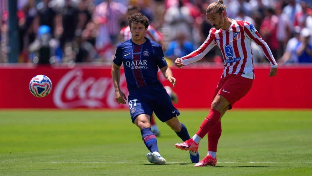 Cara triste y derrota del Atlético en su debut en el Mundial de Clubes Cara triste y derrota del Atlético en su debut en el Mundial de Clubes
