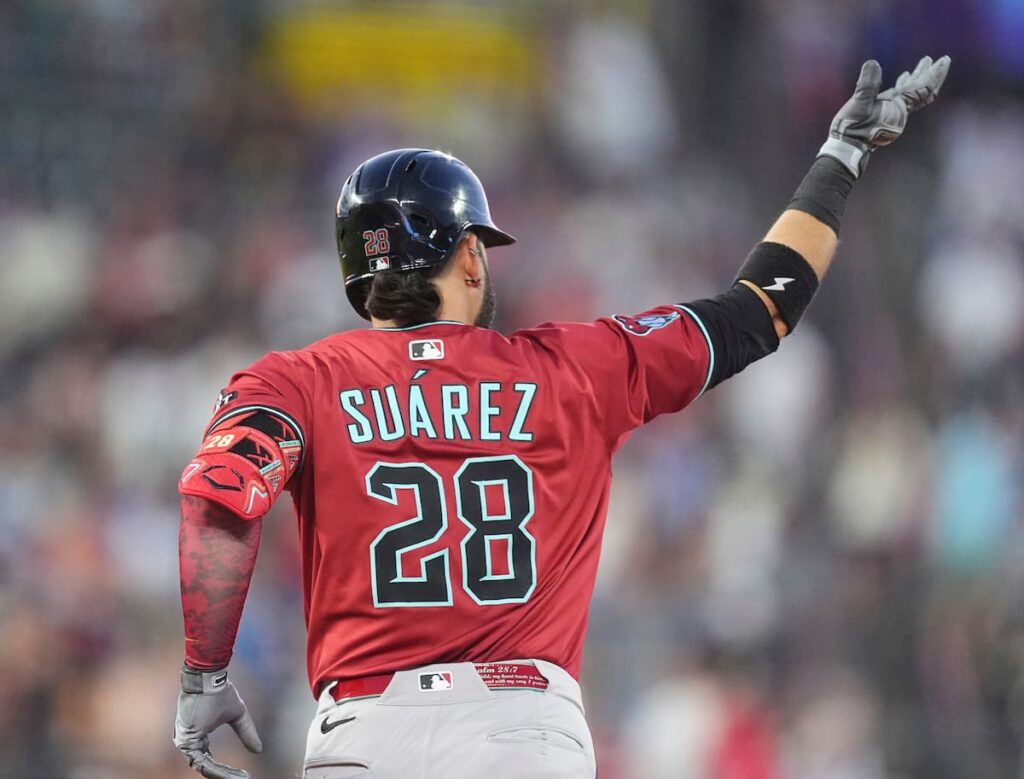 Eugenio Suárez conecta 2 jonrones y llega a 300, en victoria de Diamondbacks, 14-8 sobre Rockies Eugenio Suárez conecta 2 jonrones y llega a 300, en victoria de Diamondbacks, 14-8 sobre Rockies