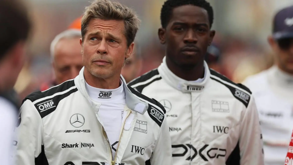 Brad Pitt, un piloto arrollador Brad Pitt, un piloto arrollador