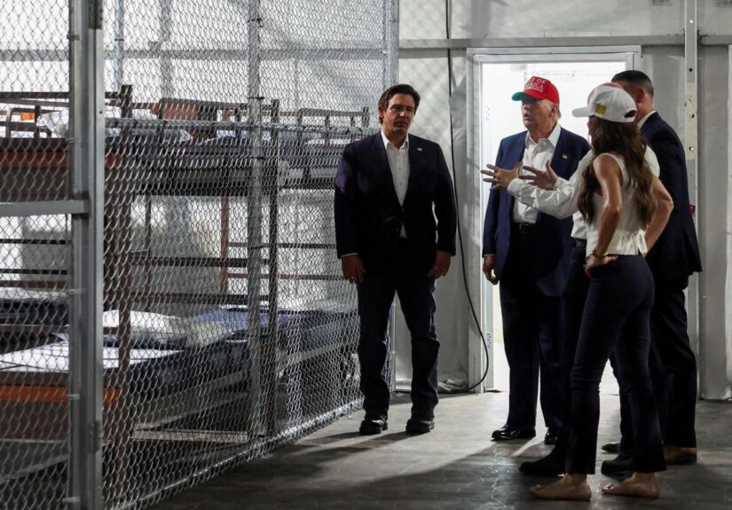 Trump inaugura ‘Caimán Alcatraz’, la prisión de Florida para encerrar a miles de inmigrantes